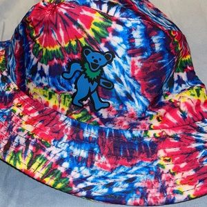 tie dye grateful dead bucket hat